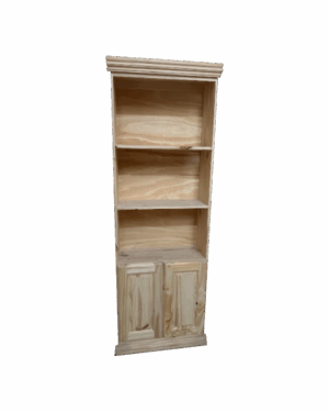 Biblioteca Recta 0.60 con  puerta